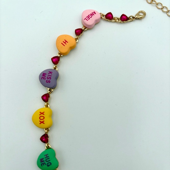 BETSEY JOHNSON Candy Heart Necklace 💖✨ - Picture 7 of 13